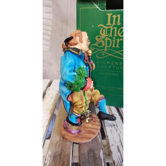 Dept 56 Dickens Sculpture In the Spirit Nephew Fre - Picture 2 of 6